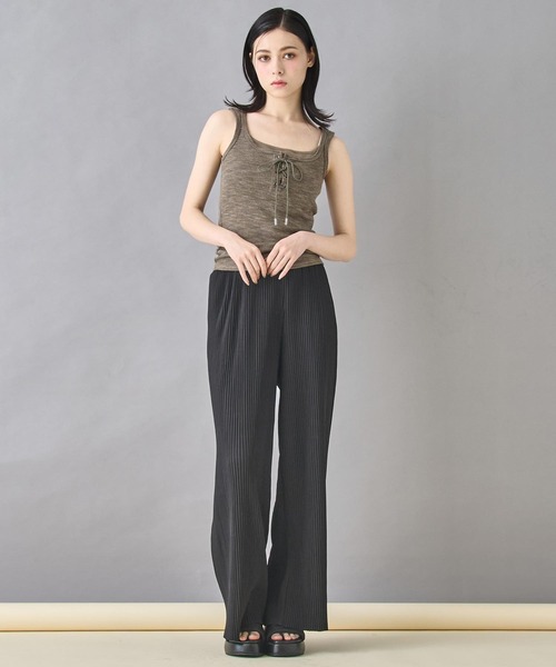 ANAP（アナップ）の「プリーツパンツ（その他パンツ・レディース・ブラック×ホワイト/ブルー/グレー/ブラック・FREE）」の12枚目の写真