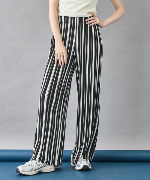 ANAP（アナップ）の「プリーツパンツ（その他パンツ・レディース・ブラック×ホワイト/ブルー/グレー/ブラック・FREE）」の13枚目の写真