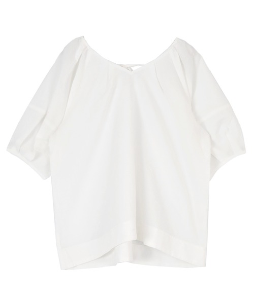 titivate(ティティベイト)の「Vネックパフスリーブトップス(Tシャツ/カットソー・レディース・オフホワイト/ピンク/ライトイエロー/ブラック・FREE)」の14枚目の写真