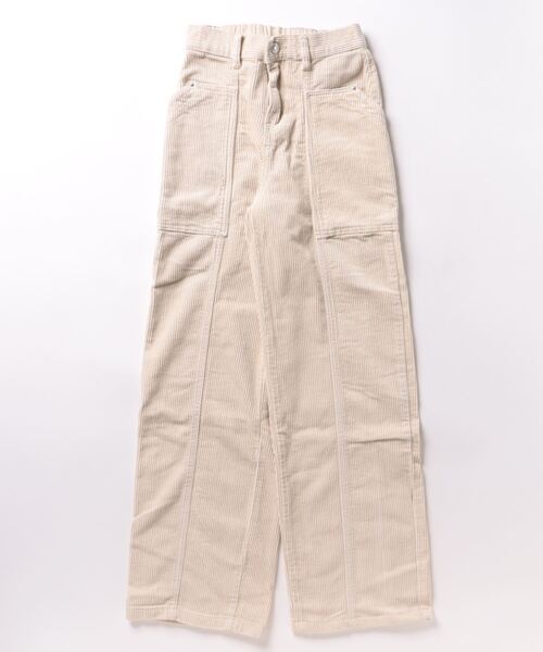 HALEY PESCA（ヘーリーペスカ）の「HALEY PESCA/コーデュロイ　ワイドレッグパンツ（その他パンツ・レディース・ブラック/ブラウン/ホワイト・LARGE/SMALL/MEDIUM）」の4枚目の写真