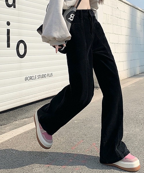 HALEY PESCA（ヘーリーペスカ）の「HALEY PESCA/コーデュロイ　ワイドレッグパンツ（その他パンツ・レディース・ブラック/ブラウン/ホワイト・LARGE/SMALL/MEDIUM）」の17枚目の写真