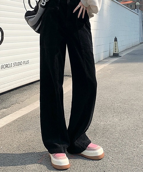 HALEY PESCA（ヘーリーペスカ）の「HALEY PESCA/コーデュロイ　ワイドレッグパンツ（その他パンツ・レディース・ブラック/ブラウン/ホワイト・LARGE/SMALL/MEDIUM）」の20枚目の写真