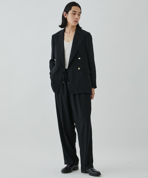 RAINMAKER/レインメーカー】MELANGE TWILL DOUBLE BREASTEAD JACKET