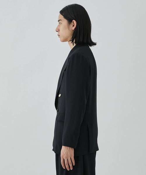 RAINMAKER/レインメーカー】MELANGE TWILL DOUBLE BREASTEAD JACKET