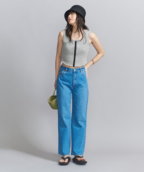 BEAUTY&YOUTH UNITED ARROWS(ビューティーアンドユースユナイテッドアローズ)の「コットン フロントホック タンクトップ(タンクトップ・レディース・ネイビー/オレンジ/グレー・FREE)」の12枚目の写真