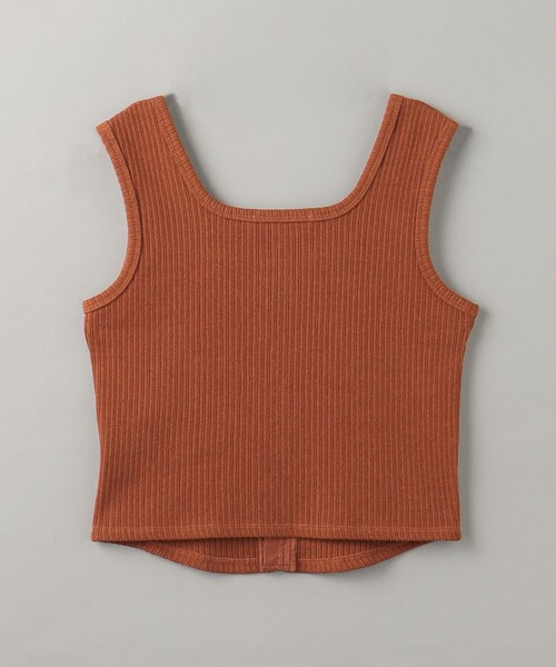 BEAUTY&YOUTH UNITED ARROWS(ビューティーアンドユースユナイテッドアローズ)の「コットン フロントホック タンクトップ(タンクトップ・レディース・ネイビー/オレンジ/グレー・FREE)」の19枚目の写真