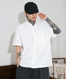 FOLLOWIN | [UNISEX] ナイロンストリングオーバーサイズ半袖シャツ(シャツ/ブラウス)