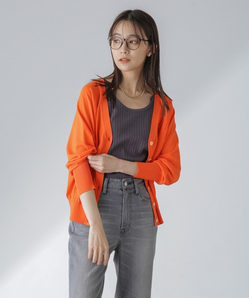 美品⭐︎RIVE DROITE 2WAY YAK100 ニット ベージュ Organic Cotton Wool 配色2wayニットベスト(37796721-2025