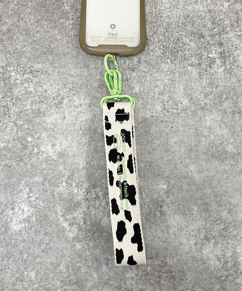 fredy emue（フレディエミュ）の「【JoliJoli/ジョリジョリ】アニマルジャガードスマホストラップS（スマホグッズ・レディース・ホワイト系その他4/ベージュ系その他3・FREE）」の11枚目の写真