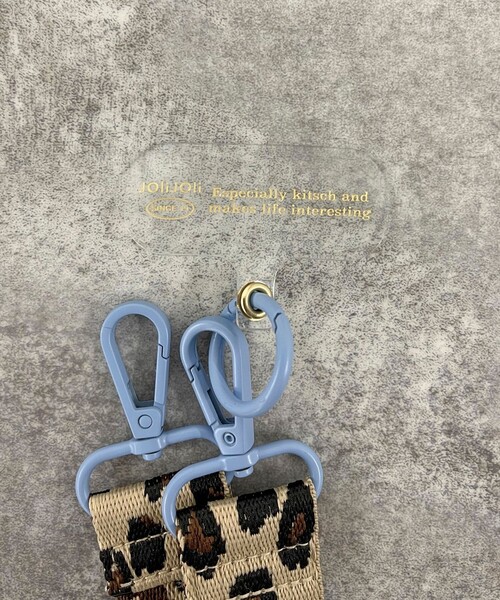 fredy emue（フレディエミュ）の「【JoliJoli/ジョリジョリ】アニマルジャガードスマホストラップS（スマホグッズ・レディース・ホワイト系その他4/ベージュ系その他3・FREE）」の7枚目の写真