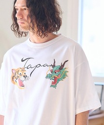 CAMBIO | mt8940- ビッグシルエットプリントTシャツ(Sukajan)(Tシャツ/カットソー)