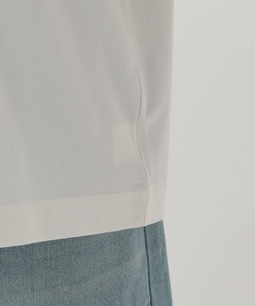 BAYFLOW（ベイフロー）の「アソートロゴプリントＴ（Tシャツ/カットソー・レディース・グレイッシュベージュ/ピンク/オフホワイト/ブラック・SMALL/MEDIUM/LARGE）」の10枚目の写真