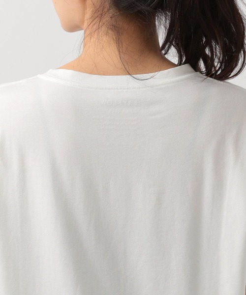 BAYFLOW（ベイフロー）の「アソートロゴプリントＴ（Tシャツ/カットソー・レディース・グレイッシュベージュ/ピンク/オフホワイト/ブラック・SMALL/MEDIUM/LARGE）」の11枚目の写真