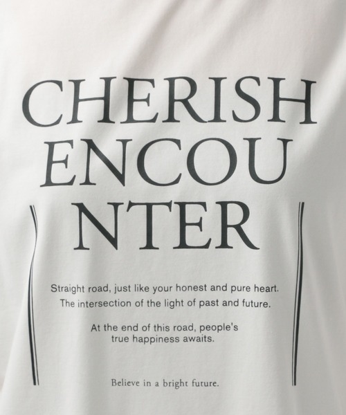 BAYFLOW（ベイフロー）の「アソートロゴプリントＴ（Tシャツ/カットソー・レディース・グレイッシュベージュ/ピンク/オフホワイト/ブラック・SMALL/MEDIUM/LARGE）」の12枚目の写真