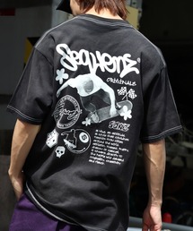 【SEQUENZ/シークエンズ】SK8 KIDS FADE S/S TEE/ステッチ フェード 半袖Tシャツ
