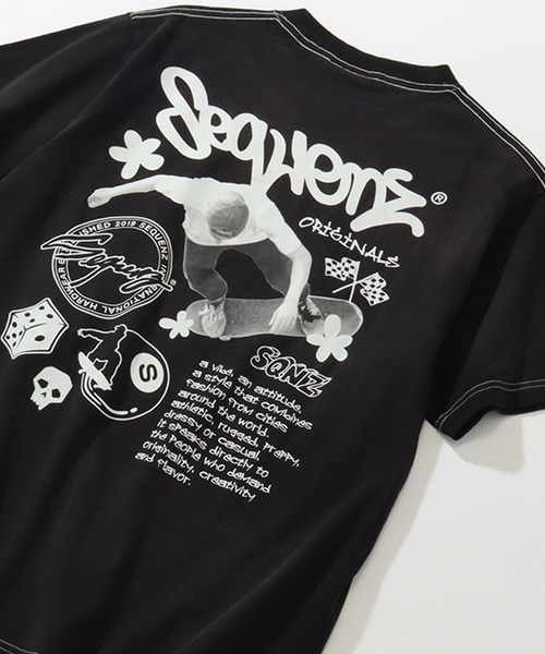 SEQUENZ(シークエンズ)の「【SEQUENZ/シークエンズ】SK8 KIDS FADE S/S TEE/ステッチ フェード 半袖Tシャツ(Tシャツ/カットソー・メンズ・ライトグレー/グリーン/ブルー/ブラック・S/M/L/XL)」の21枚目の写真