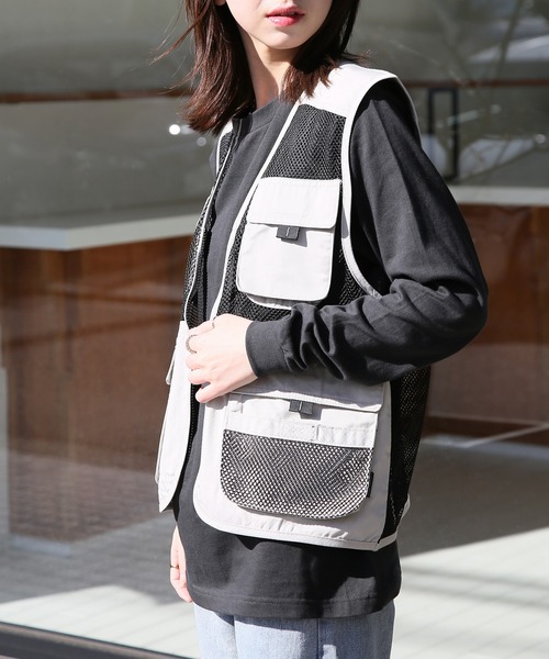 PMDフィッシングベスト J28 フィッシングベスト ポケット沢山 2色