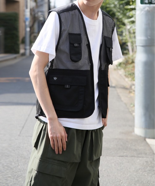 セール】【FORECAST】フィッシングベスト ミリタリーキャンプベスト