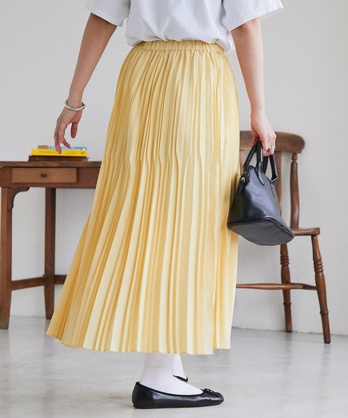 un dix cors（アンディコール）の「変形プリーツスカート（スカート・レディース・ピンク/ブラック/イエロー・FREE）」の16枚目の写真