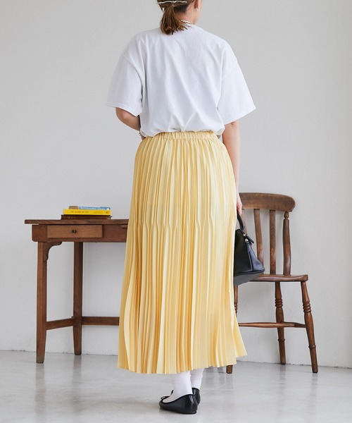 un dix cors（アンディコール）の「変形プリーツスカート（スカート・レディース・ピンク/ブラック/イエロー・FREE）」の11枚目の写真