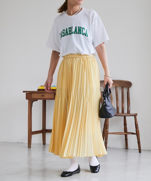 un dix cors（アンディコール）の「変形プリーツスカート（スカート・レディース・ピンク/ブラック/イエロー・FREE）」の9枚目の写真