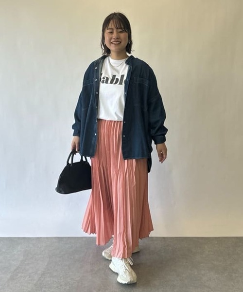 un dix cors（アンディコール）の「変形プリーツスカート（スカート・レディース・ピンク/ブラック/イエロー・FREE）」の8枚目の写真