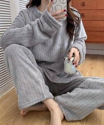 Miniministore（ミニミニストア）の「フリースパジャマ 上下セット レディース（ルームウェア/パジャマ）」