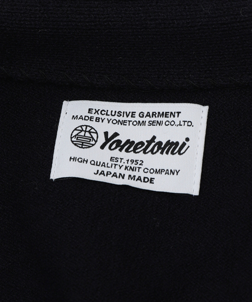 Yonetomi（ヨネトミ）の「米富繊維 / Yonetomi WAVE COTTON KNIT C/D（カーディガン/ボレロ・メンズ・チャコールグレー/ネイビー・4/3）」の11枚目の写真