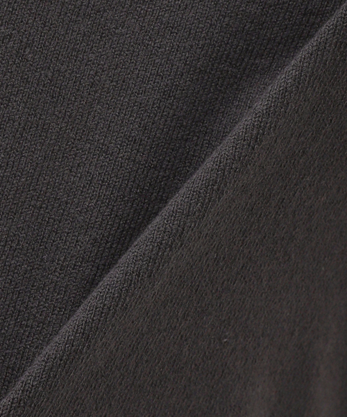 Yonetomi（ヨネトミ）の「米富繊維 / Yonetomi WAVE COTTON KNIT C/D（カーディガン/ボレロ・メンズ・チャコールグレー/ネイビー・4/3）」の4枚目の写真