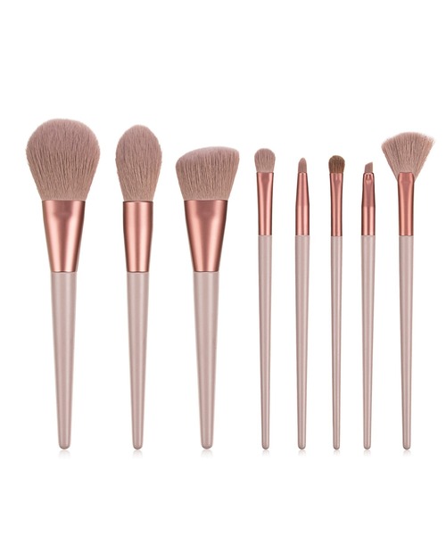 IRADOWL（アイラドール）の「8本セットマルチメイクブラシ（メイクブラシ・レディース・ベージュ/ピンク/シルバー・FREE）」の16枚目の写真