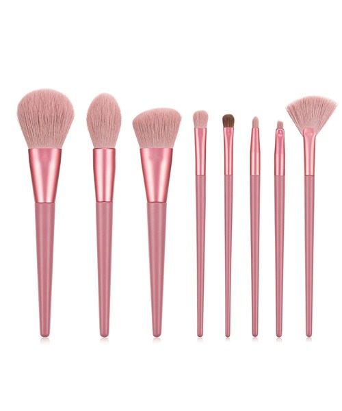 IRADOWL（アイラドール）の「8本セットマルチメイクブラシ（メイクブラシ・レディース・ベージュ/ピンク/シルバー・FREE）」の11枚目の写真