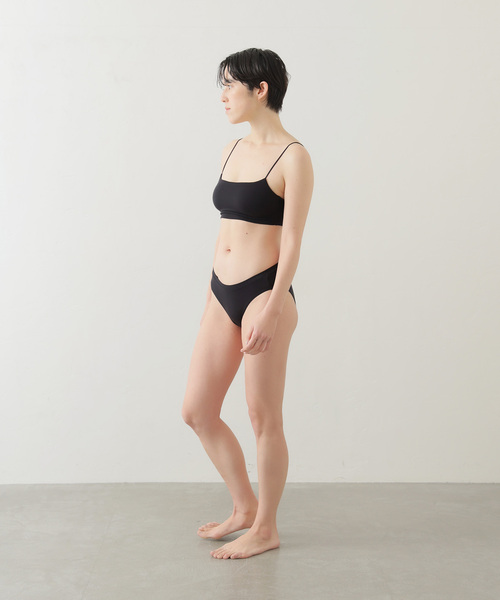新品タグ付　EMILY WEEK WOOLRIB オーバーパンツ　ブラック　38 ACTIVE】Bamboo ストレッチブラ（ブラック）（ブラジャー