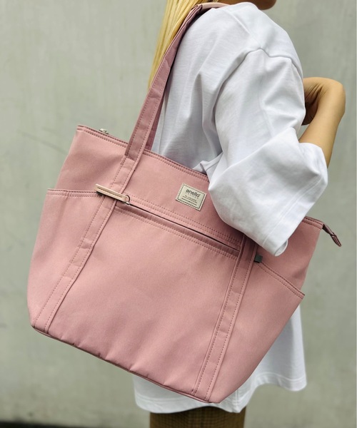 anello（アネロ）の「anello GRANDE / モッテ　トート / GHM0553（トートバッグ・レディース・ベージュ/ブルー/ブラック/グレー/ピンク・ONESIZE）」の5枚目の写真
