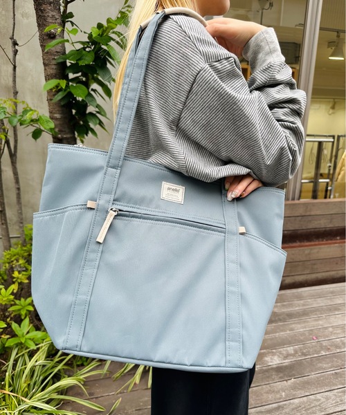 anello（アネロ）の「anello GRANDE / モッテ　トート / GHM0553（トートバッグ・レディース・ベージュ/ブルー/ブラック/グレー/ピンク・ONESIZE）」の4枚目の写真