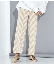 Settimissimo | ITALYジオメトリック柄 ジャージー リラックスパンツ(その他パンツ)