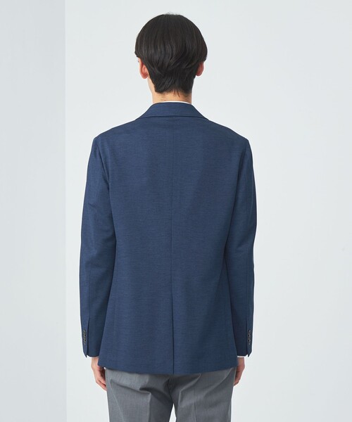 green label relaxing(グリーンレーベルリラクシング)の「ジャージ カノコ 2B ジャケット-ウォッシャブル・ストレッチ・防シワ・吸水速乾-(テーラードジャケット・メンズ・ネイビー/ロイヤルブルー/グレー/ダークブラウン・XS/S/M/L/XL)」の16枚目の写真