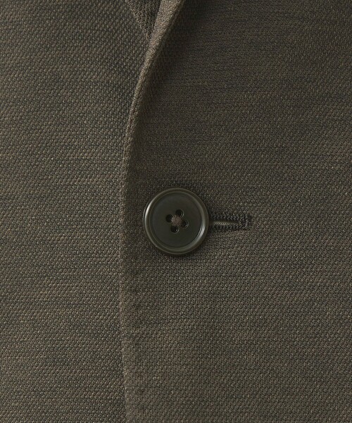 green label relaxing(グリーンレーベルリラクシング)の「ジャージ カノコ 2B ジャケット-ウォッシャブル・ストレッチ・防シワ・吸水速乾-(テーラードジャケット・メンズ・ネイビー/ロイヤルブルー/グレー/ダークブラウン・XS/S/M/L/XL)」の18枚目の写真