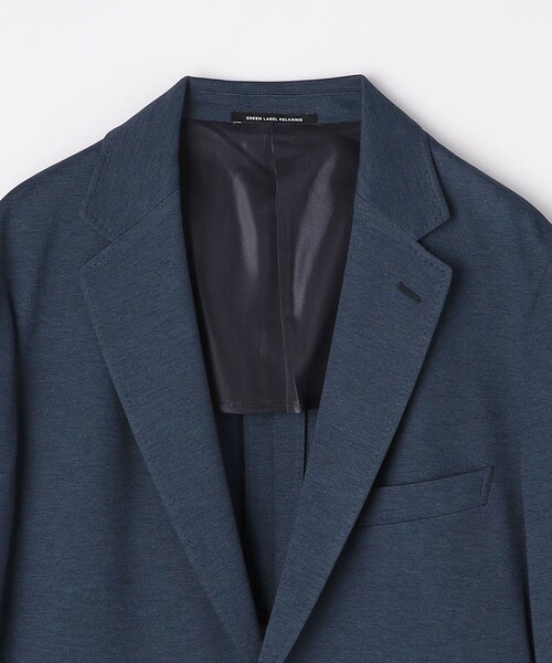 green label relaxing(グリーンレーベルリラクシング)の「ジャージ カノコ 2B ジャケット-ウォッシャブル・ストレッチ・防シワ・吸水速乾-(テーラードジャケット・メンズ・ネイビー/ロイヤルブルー/グレー/ダークブラウン・XS/S/M/L/XL)」の21枚目の写真