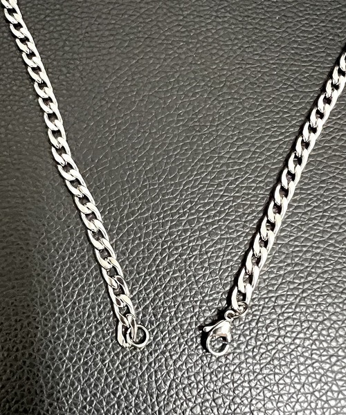 DiamondHearts（ダイヤモンドハーツ）の「シンプルチェーンネックレス（ネックレス・メンズ・シルバー・FREE）」の4枚目の写真