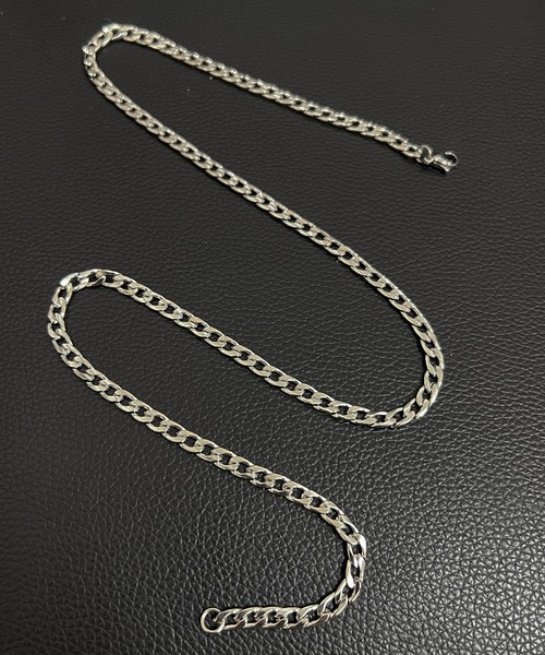 DiamondHearts（ダイヤモンドハーツ）の「シンプルチェーンネックレス（ネックレス・メンズ・シルバー・FREE）」の6枚目の写真