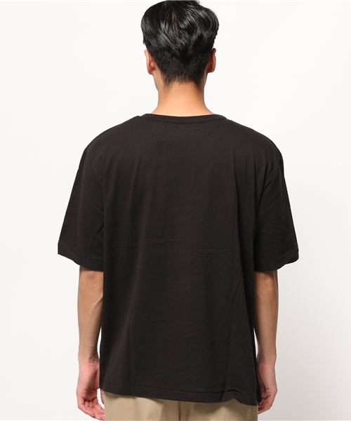 OUTLET(アウトレット)の「【Ciaopanic】リサイクル天竺BIGポケTee(Tシャツ/カットソー・メンズ・ネイビー/ブラック/ホワイト/グレー・LARGE/MEDIUM)」の7枚目の写真