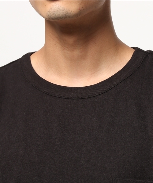 OUTLET(アウトレット)の「【Ciaopanic】リサイクル天竺BIGポケTee(Tシャツ/カットソー・メンズ・ネイビー/ブラック/ホワイト/グレー・LARGE/MEDIUM)」の8枚目の写真