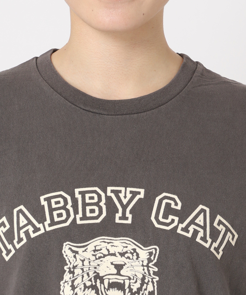 MIXTA（ミクスタ）の「《追加2》《別注》【MIXTA/ミクスタ】TABBY CAT HANGOUT CREW T-SH：Tシャツ（Tシャツ/カットソー・レディース・ブラック/アイボリー/ネイビー・MEDIUM）」の20枚目の写真
