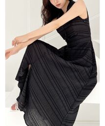 RESEXXY | シアーパターンフレアワンピース(ワンピース)