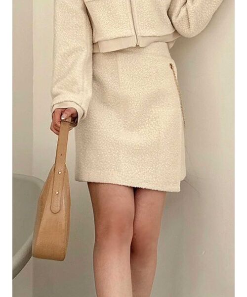 dazzlin(ダズリン)の「レディミニスカート(スカート・レディース・キャメル/その他1/オフホワイト/ベージュ・SMALL/MEDIUM)」の2枚目の写真