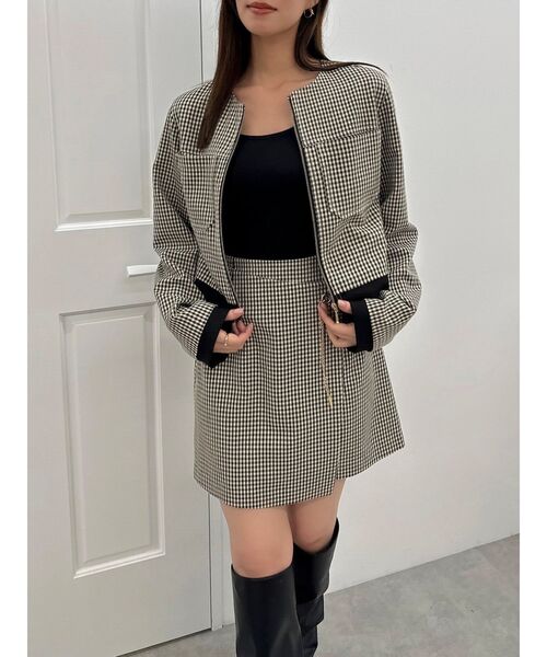 dazzlin(ダズリン)の「レディミニスカート(スカート・レディース・キャメル/その他1/オフホワイト/ベージュ・SMALL/MEDIUM)」の13枚目の写真