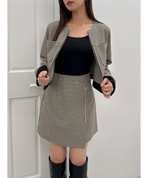 dazzlin(ダズリン)の「レディミニスカート(スカート・レディース・キャメル/その他1/オフホワイト/ベージュ・SMALL/MEDIUM)」の15枚目の写真