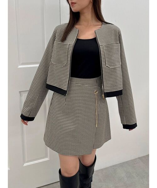 dazzlin(ダズリン)の「レディミニスカート(スカート・レディース・キャメル/その他1/オフホワイト/ベージュ・SMALL/MEDIUM)」の8枚目の写真