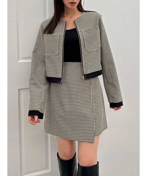 dazzlin(ダズリン)の「レディミニスカート(スカート・レディース・キャメル/その他1/オフホワイト/ベージュ・SMALL/MEDIUM)」の7枚目の写真