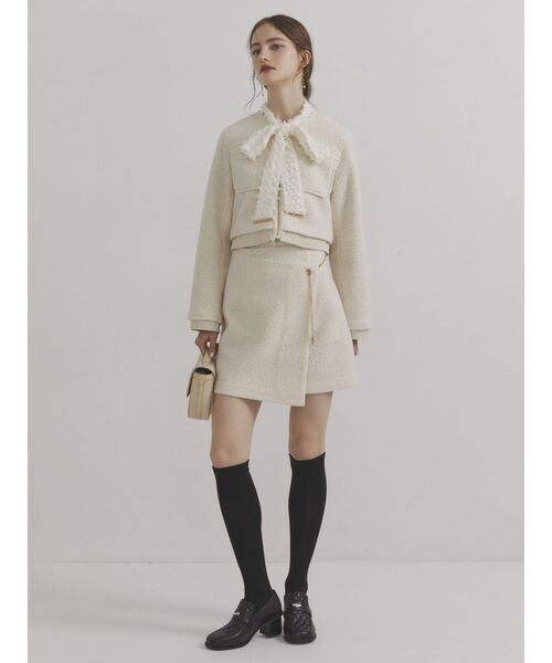 dazzlin(ダズリン)の「レディミニスカート(スカート・レディース・キャメル/その他1/オフホワイト/ベージュ・SMALL/MEDIUM)」の12枚目の写真